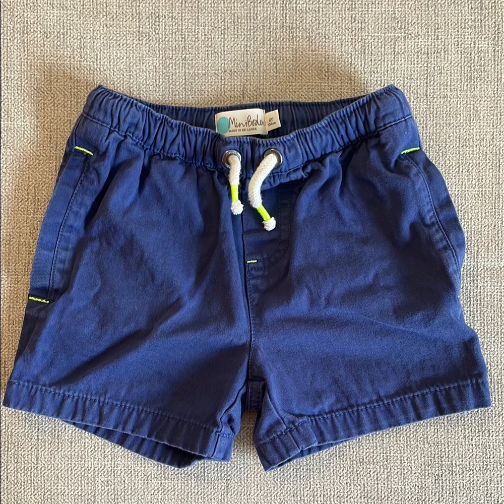 Mini Boden navy blue shorts, size 4